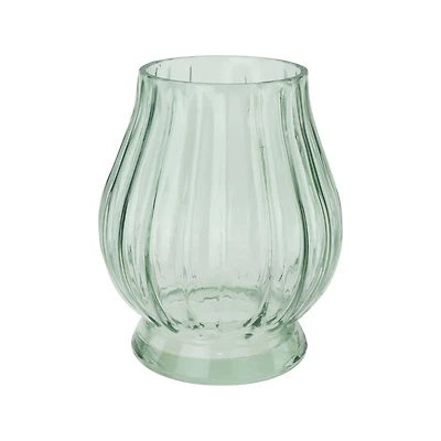 5.5" Green Tabletop Glass Vase by Ashland®