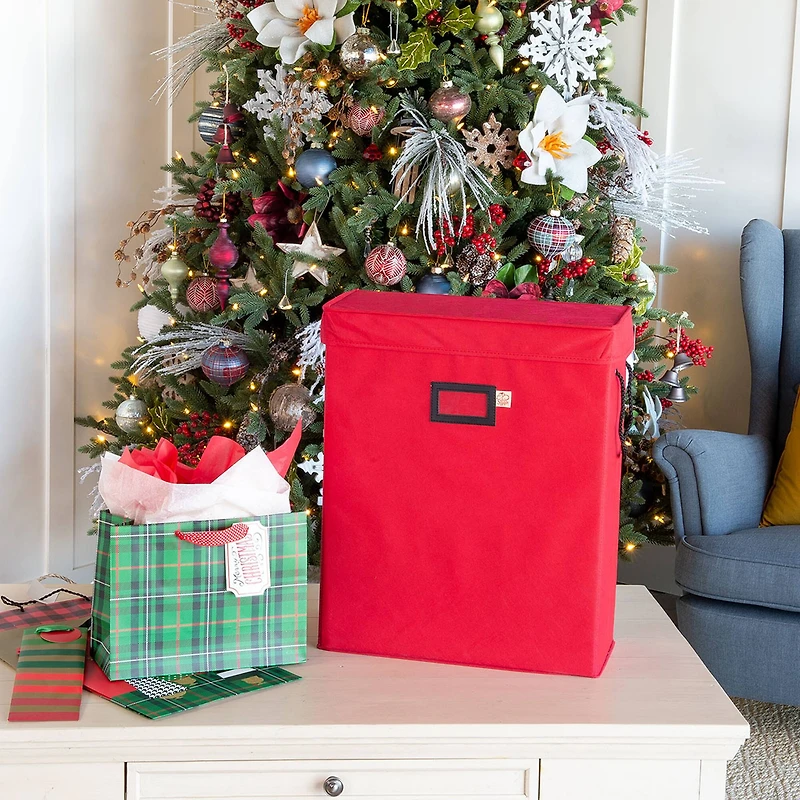 Santa's Bag Gift Bag Organizer & Tissue Paper Storage Box