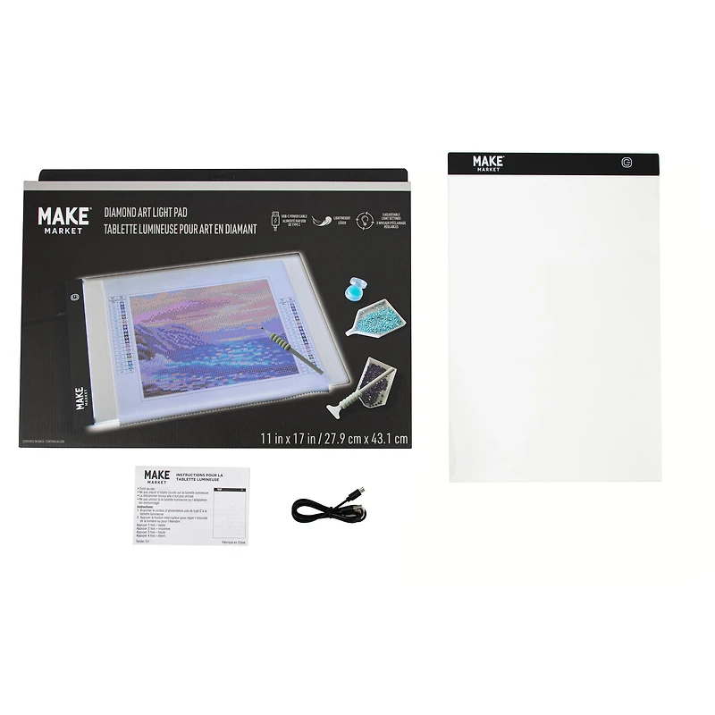 11" x 17" Diamond Art Light Pad by Make Market®