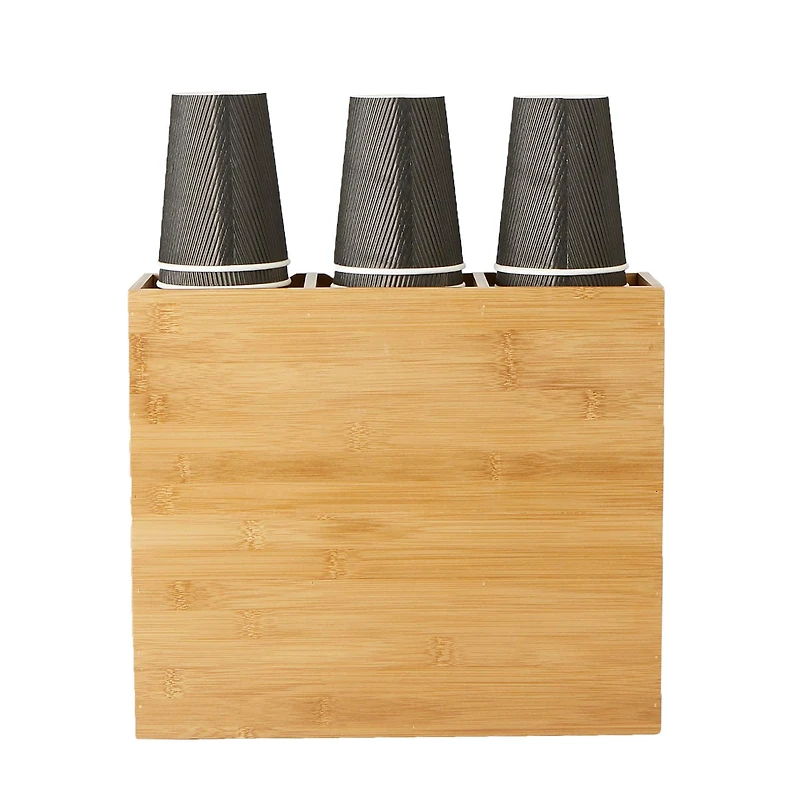 Mind Reader Brown 6-Compartment Coffee Condiment Organizer