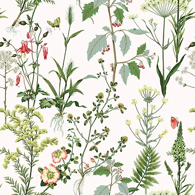 Surface Style Berkshire Meadow Floral Peel & Stick Wallpaper
