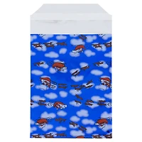 JAM Paper 6.25" x 7.875" Blue Santa Peel & Seal Closure Foil Envelopes, 100ct.