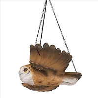 Design Toscano 15.5" The Garden Owl Hanging Sculpture