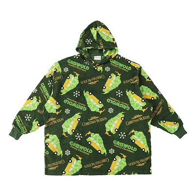 Griswold Family Christmas Green Oversized Hoodie