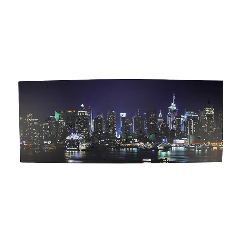 LED New York City Skyline Canvas Wall Art