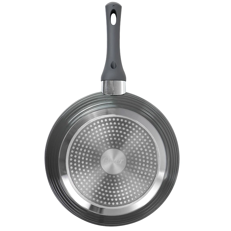 Oster Ridge Valley 10'' Gray Aluminum Nonstick Frying Pan