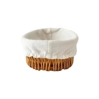 13.75" Willow Oval Cloth-Lined Bread Basket by Ashland®