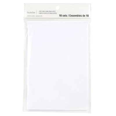Packs: ct. ( total) 5" x 7" Flat Cards & Envelopes by Recollections