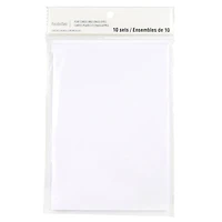 Packs: ct. ( total) 5" x 7" Flat Cards & Envelopes by Recollections