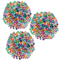 Hygloss® Alphabet Beads, 3 Packs of 300