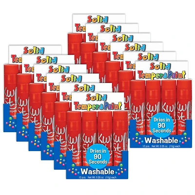 The Pencil Grip Red Kwik Stix, 12 Packs of 12