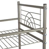 Bath Bliss Satin Nickel Bronze -Tier Storage Shelf