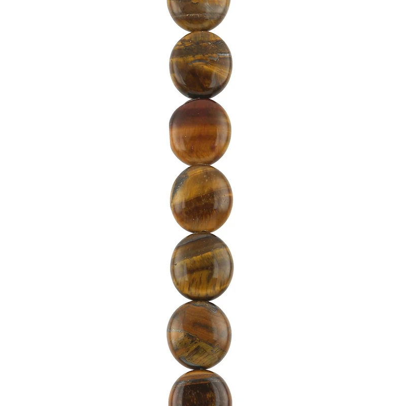 Tiger's Eye Oval Beads, 16mm by Bead Landing™