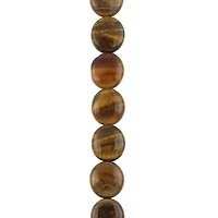 Tiger's Eye Oval Beads, 16mm by Bead Landing™