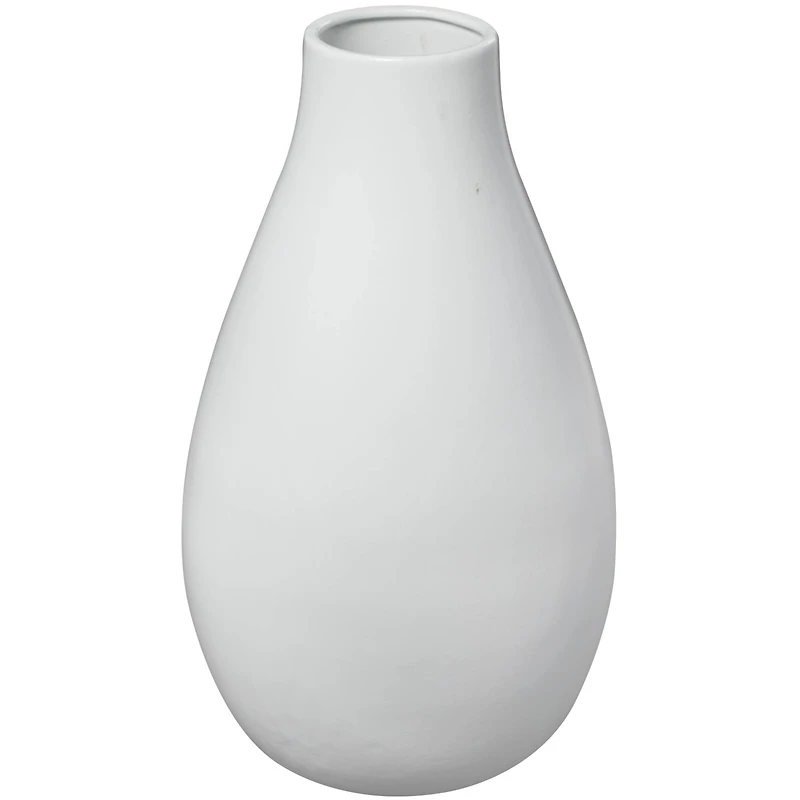20" Modern Teardrop Ceramic Vase