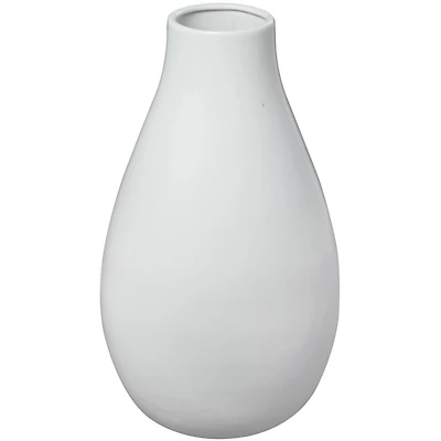 20" Modern Teardrop Ceramic Vase