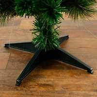 4ft. Fiber Optic Warm White Ornament LED Lights Pine with Mixed Tips Artificial Christmas Tree