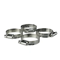 2.75" Stainless Steel Adjustable Swimming Pool Hose Clamps, 4ct.