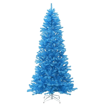 7.5ft. Unlit Light Blue Medium Artificial Christmas Tree