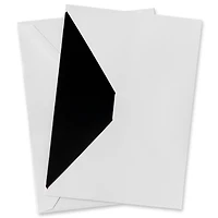 5.25" x 7.25" Black Foil Lined Envelopes by Recollections™, 10ct.