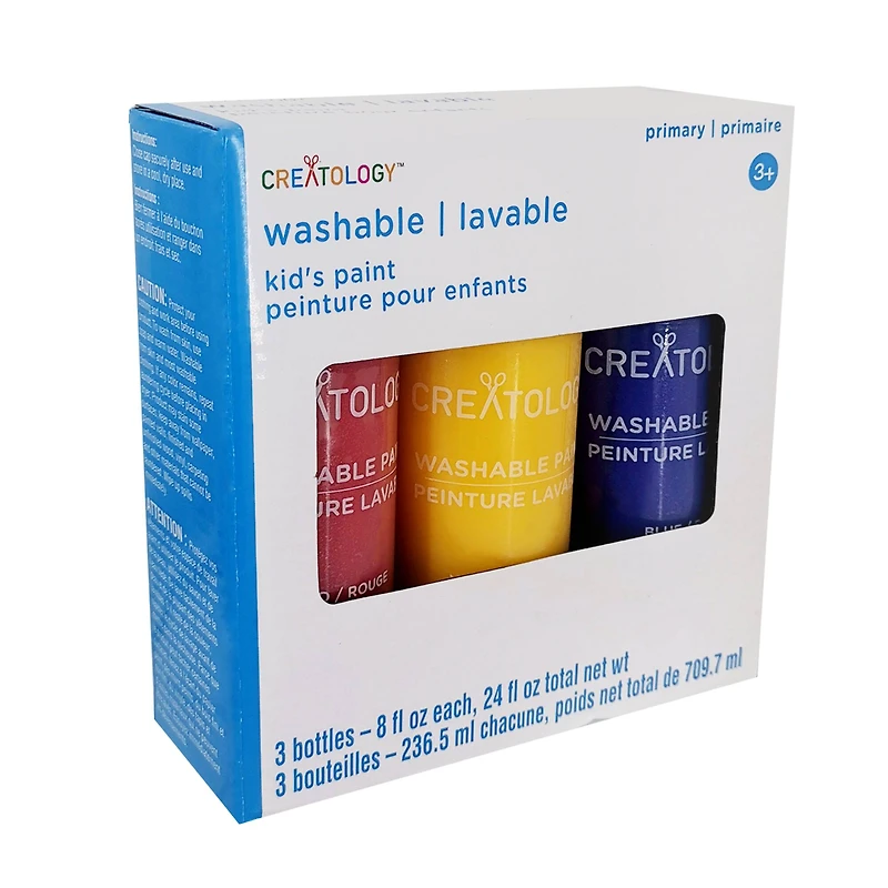 Primary Washable Paint Set by Creatology®, 8oz. 
