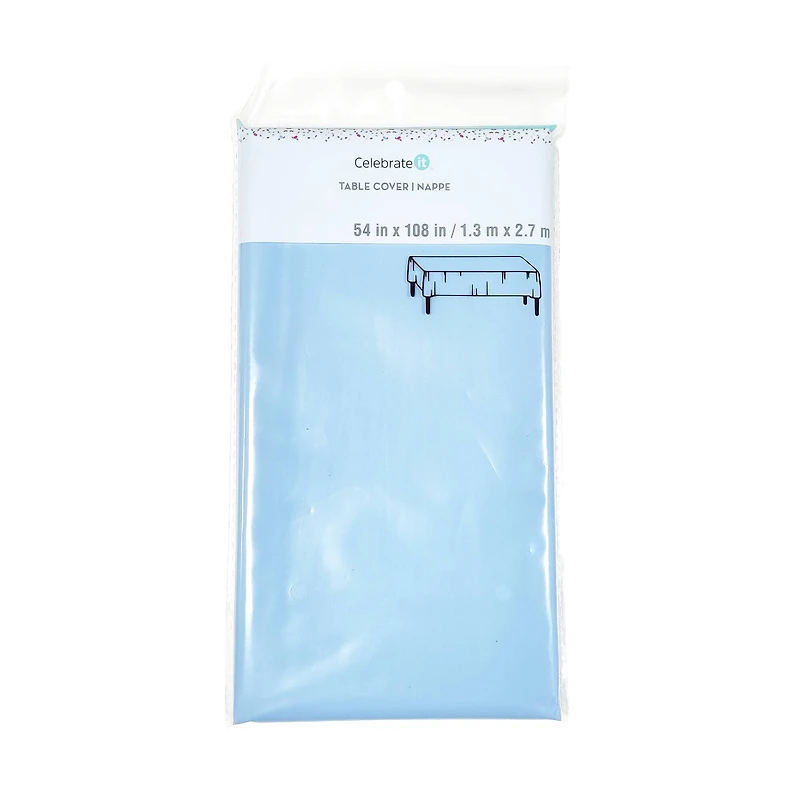 30 Pack: 54" x 108" Baby Plastic Table Cover by Celebrate It