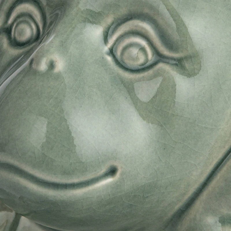 Hello Honey® Green Hear No Evil Stoneware Monkey Décor Accent Set