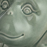 Hello Honey® Green Hear No Evil Stoneware Monkey Décor Accent Set