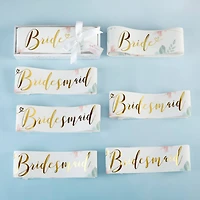 Kate Aspen® Geometric Floral Bachelorette Sash Set, 6ct.
