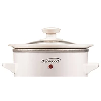Brentwood 1.5qt. White Slow Cooker