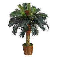 3ft. Sago Palm Tree in Woven Planter