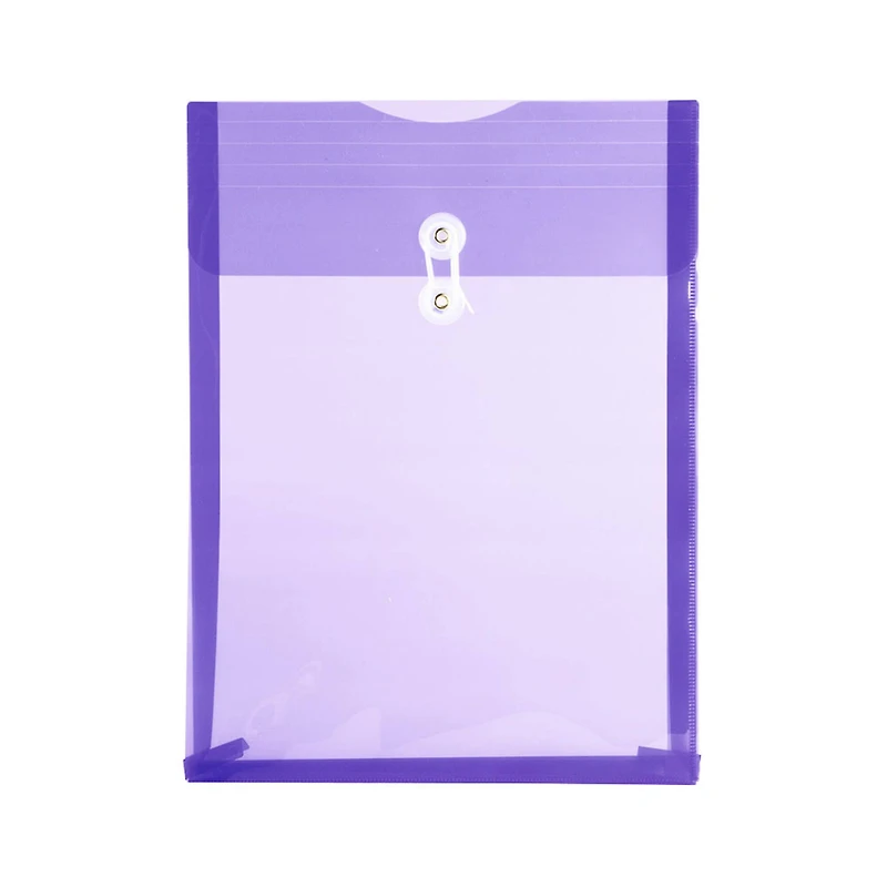 Filexec Purple Button & String Poly Envelope