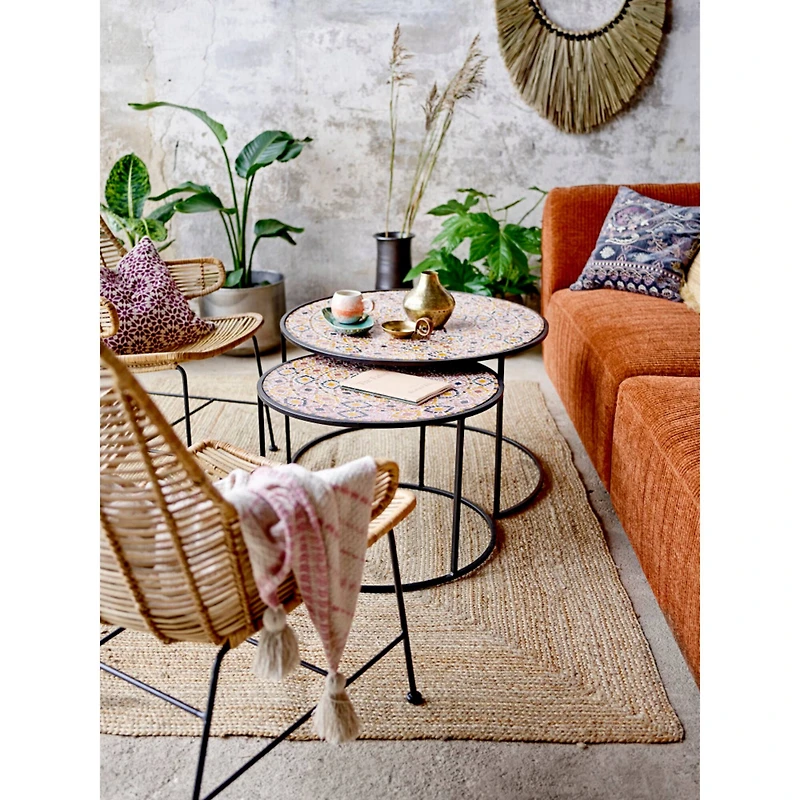 Hello Honey® Natural Boho Woven Seagrass Rug, 72" x 48"