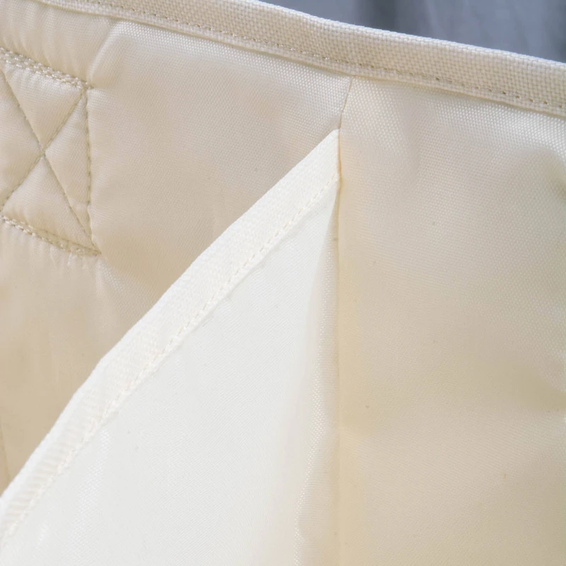 Navy Polyester Lattice Rectangle All Purpose Storage Bin