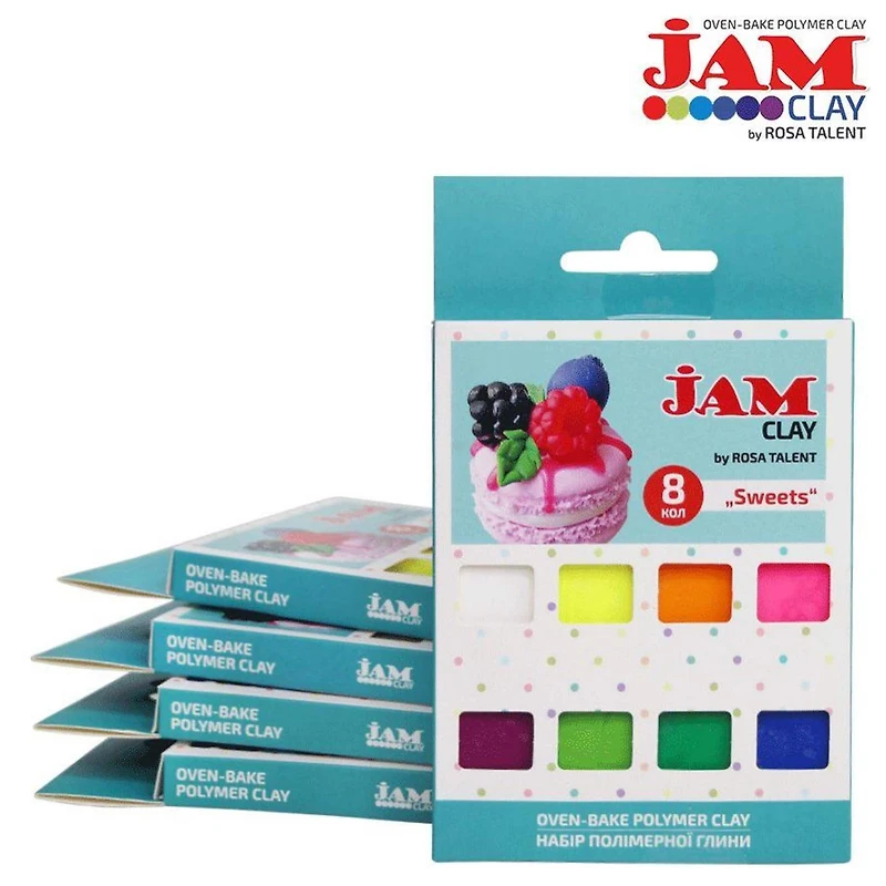 Rosa Talent Jam Clay Sweets Oven-Bake Polymer Clay Set