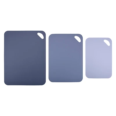 Mixed Blue 3 Piece Polypropylene Cutting Mat Set by Makery®