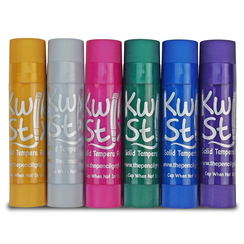 4 Packs: 6 Packs 6 ct. (144 total) Kwik Stix™ Metallic Solid Tempera Paint Stick Set