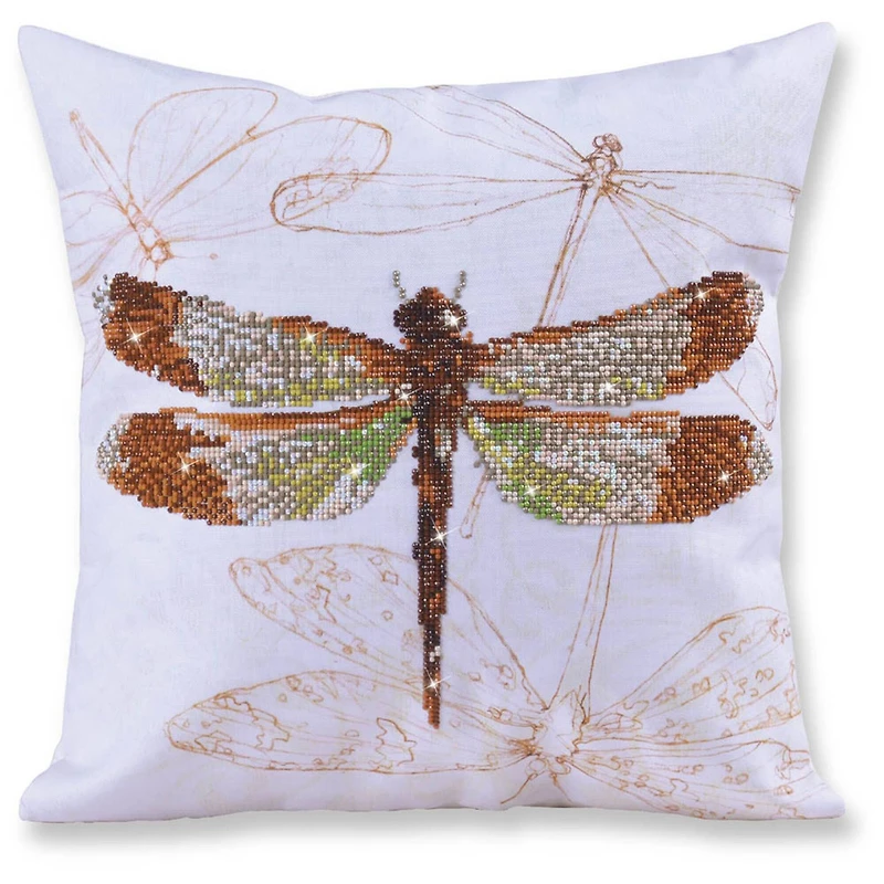 Diamond Dotz® Dragonfly Earth Diamond Painting Pillow Kit