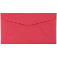 JAM Paper 3.625" x 6.5" Red Premium Commercial Envelopes, 50ct.
