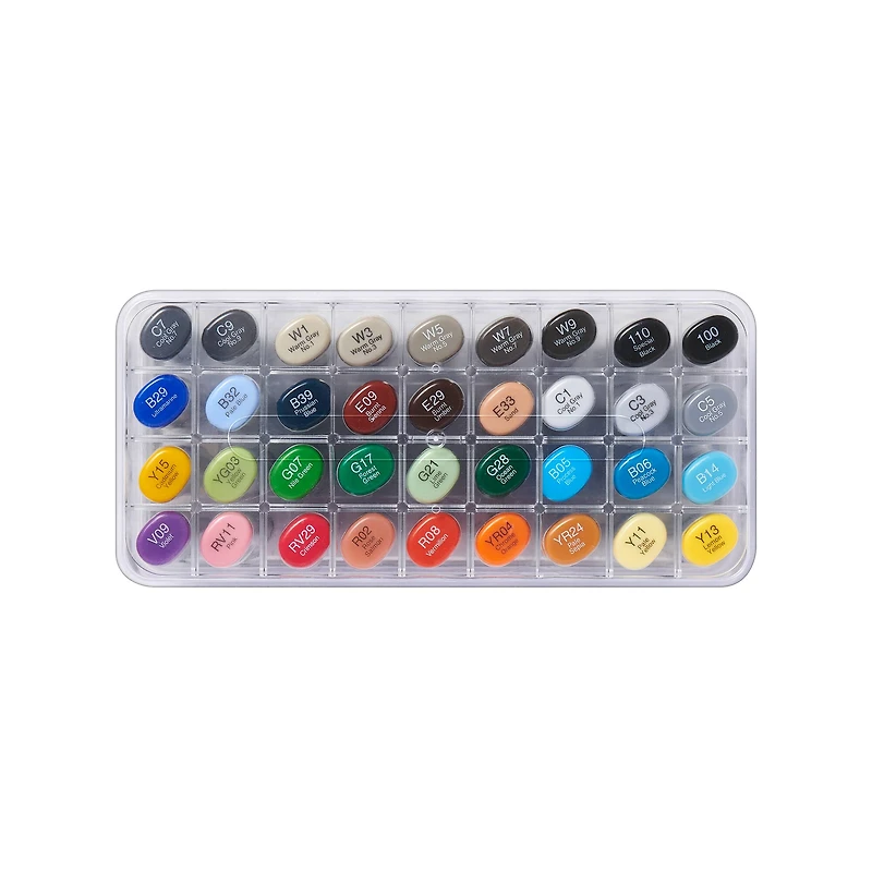 Copic® Sketch 36 Piece Manga Illustration Set