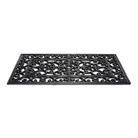 DII® J&M Wrought Iron Rubber Doormat