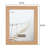Home 11" x 14" Brown Natural Picture Frame by Studio Décor®
