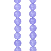12 Pack:  Lavender Quartz Round Beads, 10mm by Bead Landing™