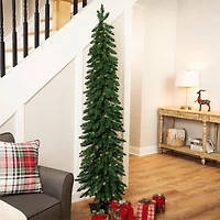 6ft. Pre-Lit Alpine Artificial Christmas Tree, Clear Lights