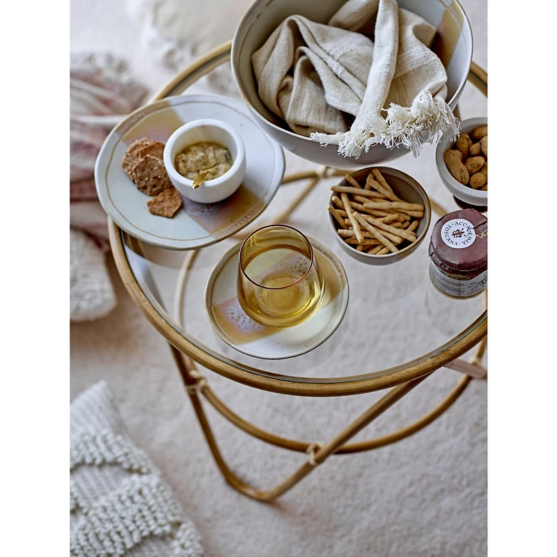 Hello Honey® 12oz. Amber Round Drinking Glasses, 4ct.