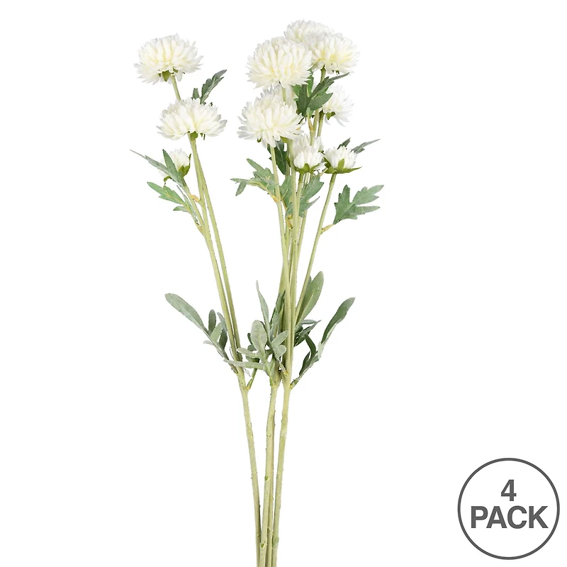 White Daisy Spray, 4ct.
