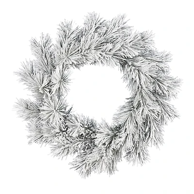 30" Frosted Beckett Pine Christmas Wreath