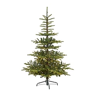 6ft. Pre-Lit Layered Washington Spruce Artificial Christmas Tree with Clear Lights
