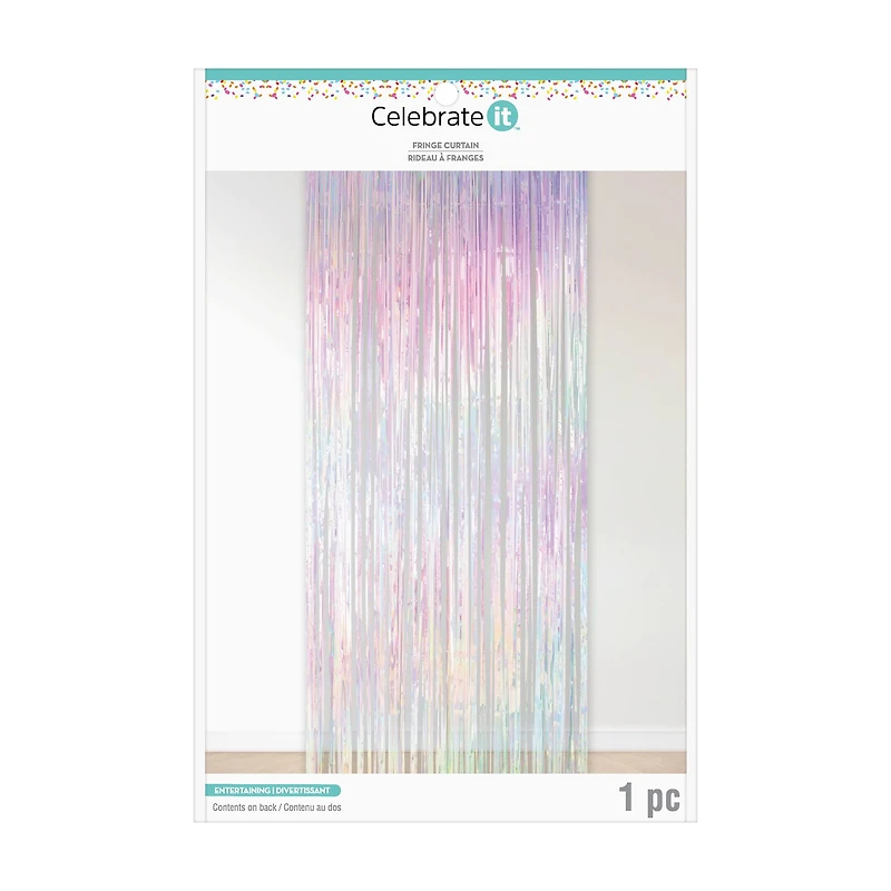 Iridescent Fringe Curtain by Celebrate It™