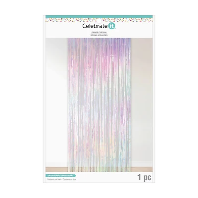Iridescent Fringe Curtain by Celebrate It™